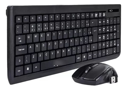 Kit Teclado E Mouse Sem Fio Knup Kp-2012