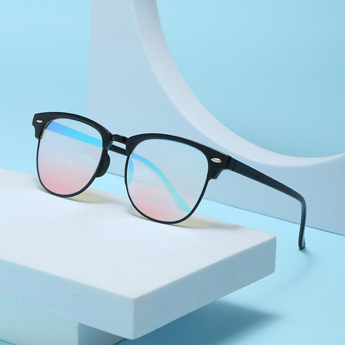 Gafas Para Daltónicos Unisex, Mxolr-002, 2 Pzas, Daltonismo, Lente Espejada y Transparente Varilla Negro Armazón Graphite
