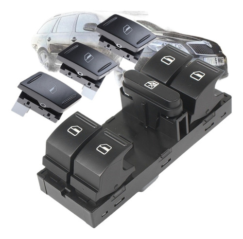 Control Maestro Vidrios Para Skoda Octavia Mk2 1z 2004-2013