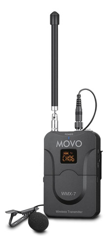 Movo Wmx-7-tx Vhf Lavalier Micrófono Y Transmisor Wmx-7 De