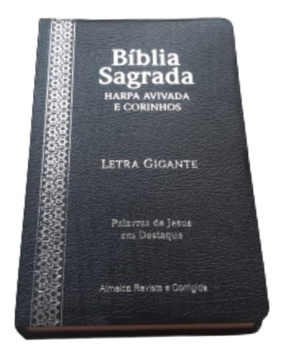 Bíblia Sagrada Do Casal Luxo C/ Harpa Letra Gigante