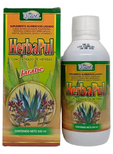 Jarabe Herbapul Libre De Azucar 240ml