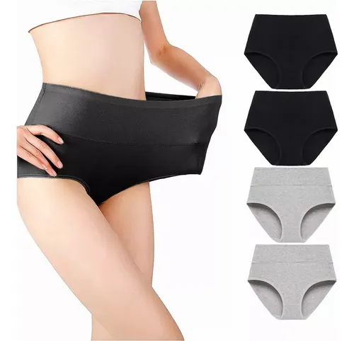 Bragas De Algod n De Cintura Alta De Talla Grande Para Mujer