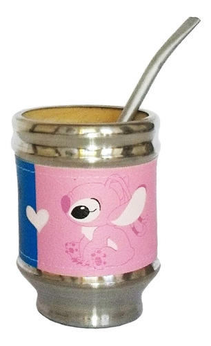 Imagen 7 de 7 de Termo Y Mate Y Termo Acero 1 Litro Madera Stitch 2