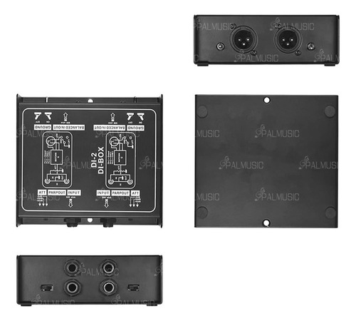 Dj Profesional Palmusic Caja Directa Pasiva Di 2 Canales