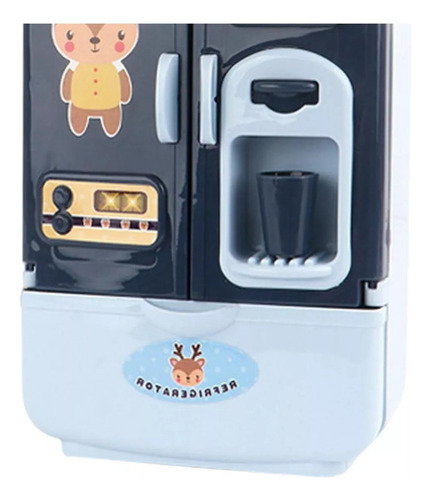 R Nevera De Juguete Para Niños, Mini Juego De Cocina.ab