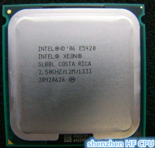 Intel Xeon Cpu Cache Quad-core Do Etiqueta Carga