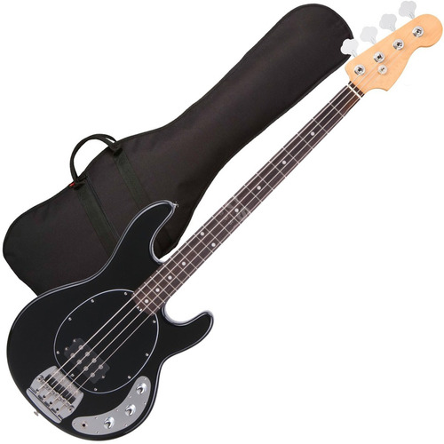 Bajo Electrico Activo T/ Musicman 4 Cuerdas + Funda Acolchad