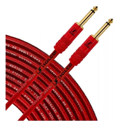 Cable Para Instrumento Line Style 3 M Solcor Plug-plug