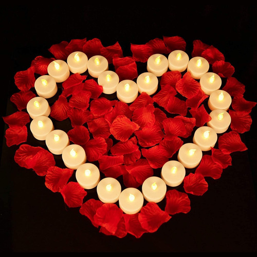 Imagen 9 de 10 de Velas A Pila Pack 12 Unidades - Vela Electrónica Luz Led