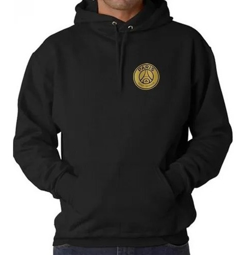 Buzo Negro Saco Hoodies, Paris Football Club