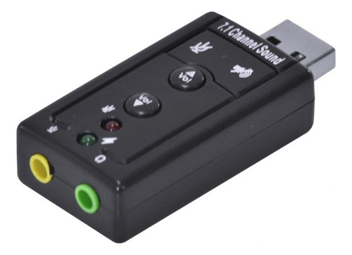 Adaptador de tarjeta de sonido virtual USB de 7.1 canales Ausb71