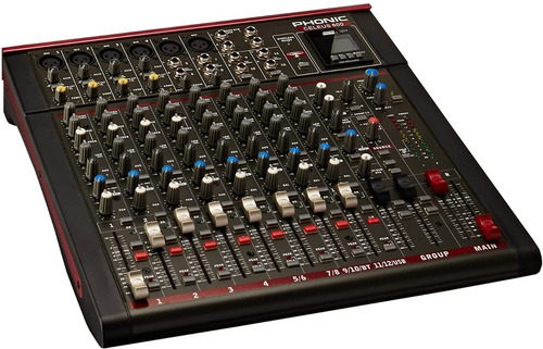 Imagen 2 de 10 de Phonic Celeus 600 Mixer 12 Canales Bluetooth Usb Efectos