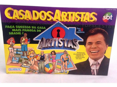 Raro - Jogo Casa Dos Artistas Silvio Santos Sbt Original