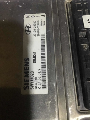 Computadora Ecu Ecm Motor Hyundai 2001 Elantra 39105 23020 (Usado)