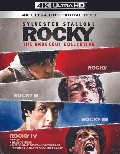 Rocky: The Knockout Collection 4k Blu-ray  (bluray)