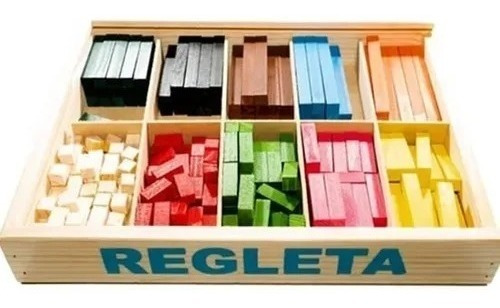 3 Regletas Matemática Lisas Madera Cuisenaire 291 Pzs