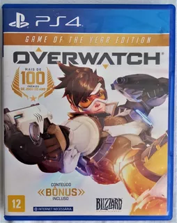 Jogo Overwatch Original Ps4 Midia Fisica Cd.