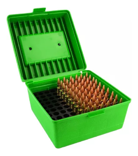 Caja O Estuche Porta Cartuchos Rifle Alto Poder Magnum 100 R