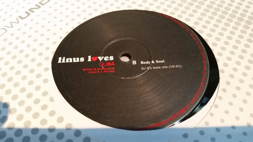 Linus Loves Body & Soul Vinilo Maxi Uk Muy Bueno 2001