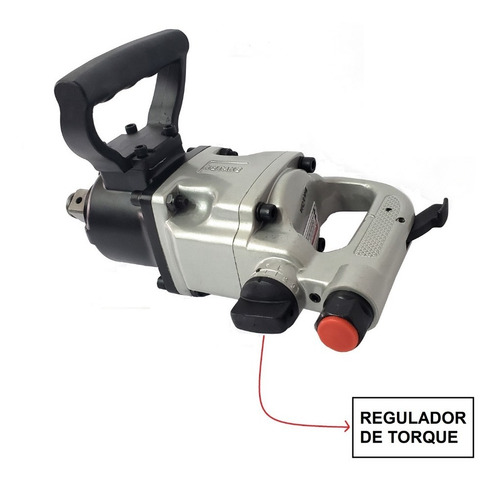 Imagen 5 de 10 de Llave Pistola Impacto Neumatica 1 Pulgada 1800nm Rotake 5570