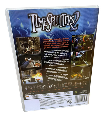 Time Splitters 2 Play 2 Com Capa E Poster Ps2
