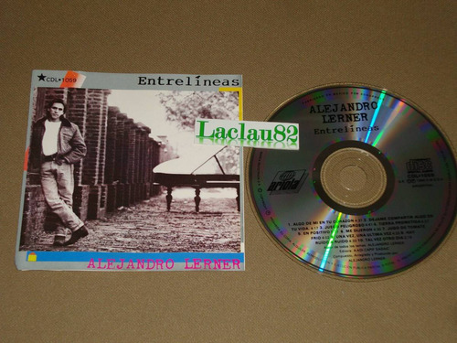 Alejandro Lerner Entrelineas 1990 Bmg Cd Entre Lineas