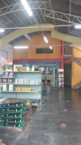 Galpão Para Alugar, 250 M² Por R$ 6.500,00/mês - Jardim São Caetano - São Caetano Do Sul/sp - Ga0376