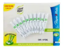 Comprar Corrector Líquido Paper Mate Liquid Paper Pluma 10 Pzas