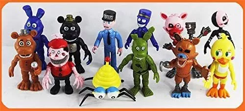 Cinco Noites No Freddy's Fnaf World - Kit Com 6 Personagens!