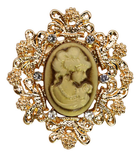 (s) For Broche De Camafeo Victoriano Vintage Con Flores De