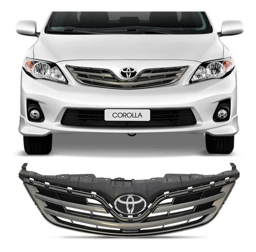 Grade Toyota Corolla 2012 2013 2014 Friso Grafite + Emblema