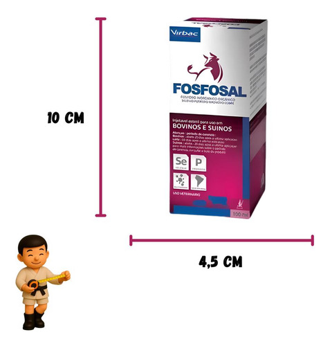 Kit Com 2 Virbac Fosfosal 100 Ml