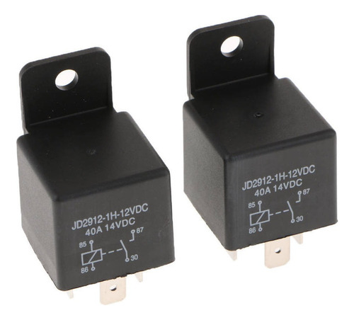 2pcs Motor De Coche Automotriz Dc 12v 40a 40 Amp Relay Four