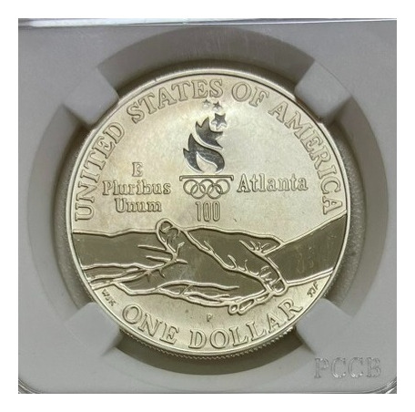 Rara Moeda De Prata Da Olimpiada De Atlanta 1996 - Ginástica