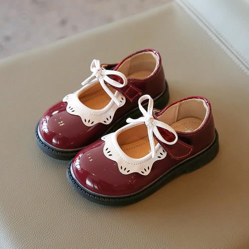 Zapatos De Princesa Con Lazo Para Niños Hermosos Cómodos