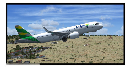 Aeronave Para Simulador Fsx - Airbus A320neo Latam Pr-xbg