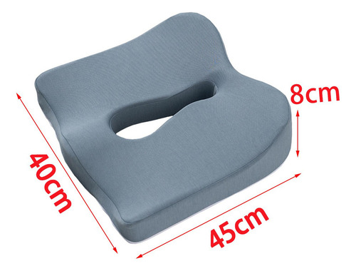 Cojín De Asiento Para Silla De Escritorio Con Cremallera