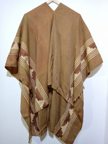 Antiguo Poncho Esfumado Jujuy Jujeño Guarda Atada (Usado)