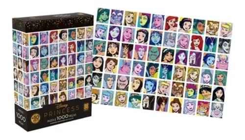 Kit Princesas Disney: GigaBook + Jogo da Memória + Quebra-Cabeça