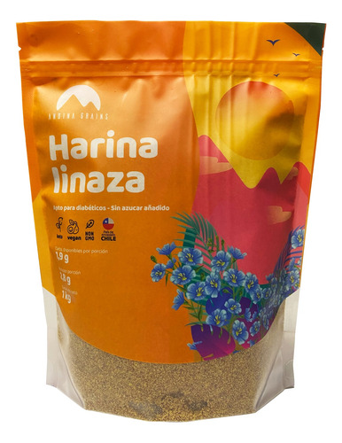 Harina De Linaza 1 Kg / Keto / Cetogenico / Low Carb