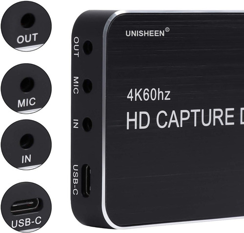 Imagen 5 de 8 de Capturadora Hdmi 4k Usb 3.1 Transmision Vivo Streaming