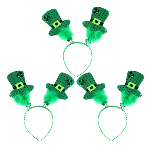 Mini Chapéu De Lantejoulas Verdes Para O Dia De São Patrício
