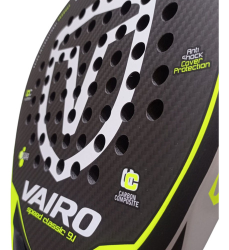 Paleta Padel Vairo Grapheno Speed Classic 9.1 Europea Prem