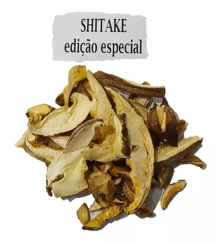 Shitake Desidratado (Granel 100g) - Sabor em Grãos - Produtos Naturais