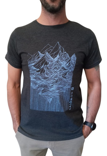 Remera Salomon Mountain Ss Tee Men  17720 Envíos Al País