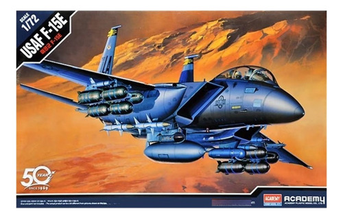 Avion F15 Caza Moderno Academy 12478 Para Armar Maqueta 1/72