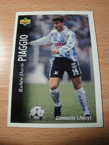 Figuritas Futbol 1995 Trading Card Gimnasia Jujuy Piaggio