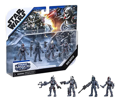 Star Wars Mission Fleet Clone Commando Clash, Bad Batch (Usado)