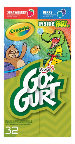 Yoplait Go Gurt Yogurt Sin Grasa 32 Tubos